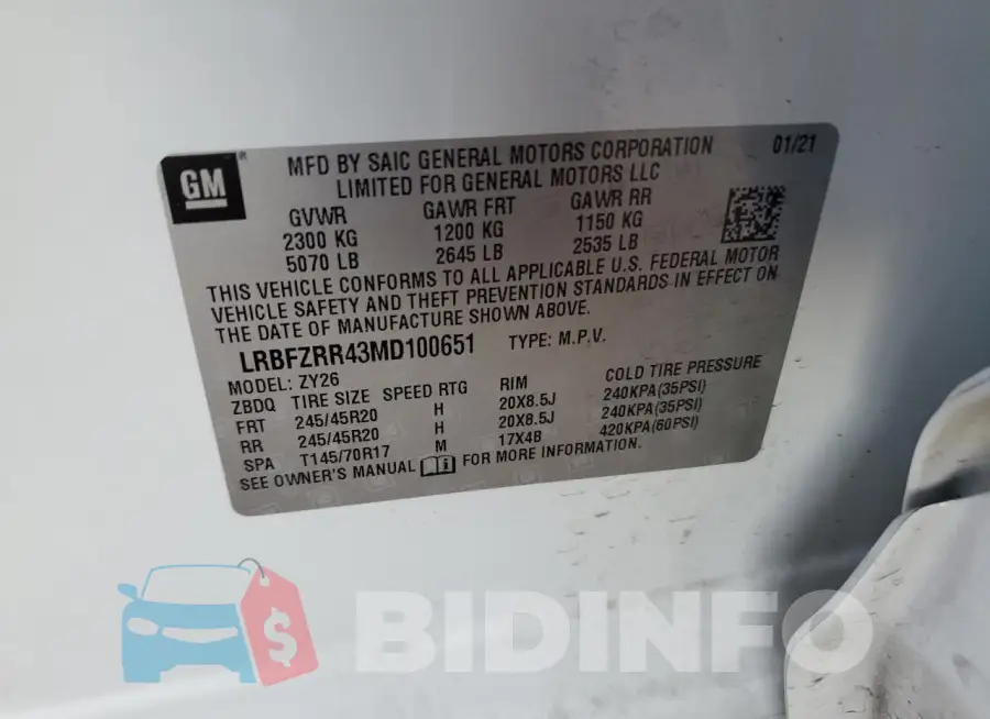 LRBFZRR43MD100651 Photo# 14