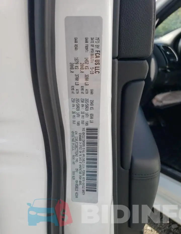 1C4RJFCG8KC775342 Photo# 12