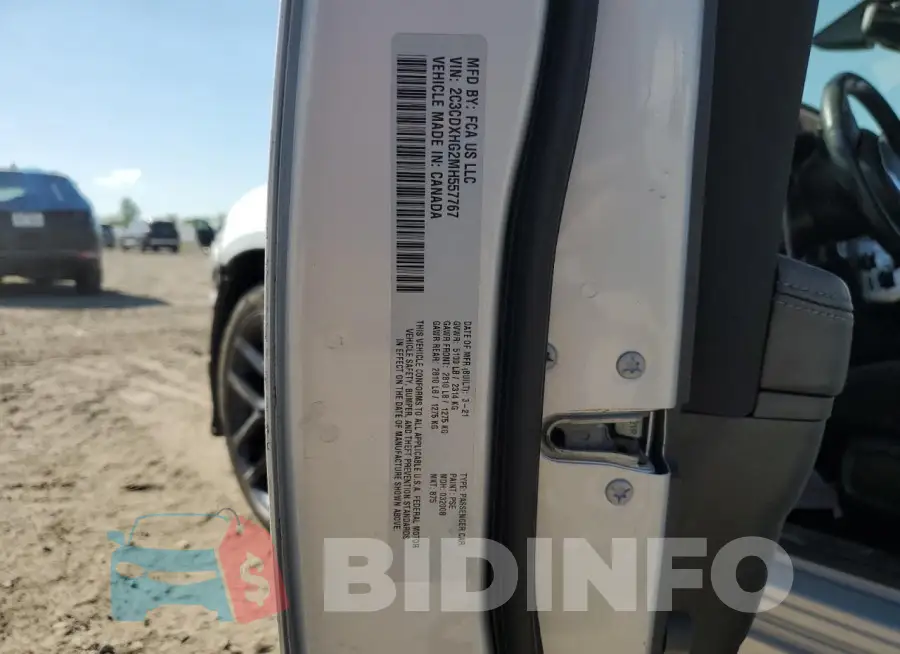 2C3CDXHG2MH557767 Photo# 12