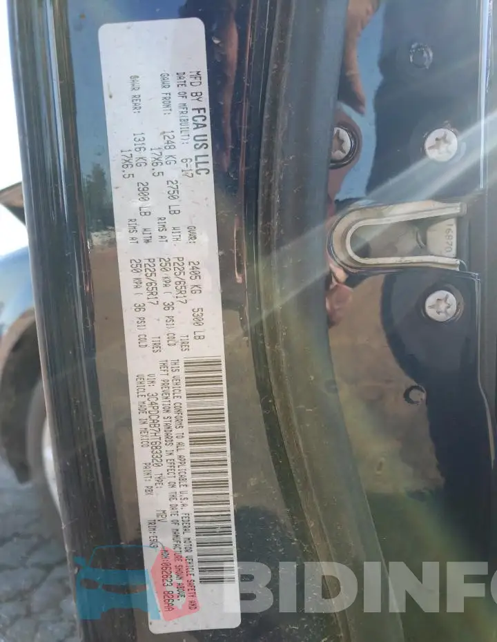 3C4PDCAB7HT683320 Photo# 13