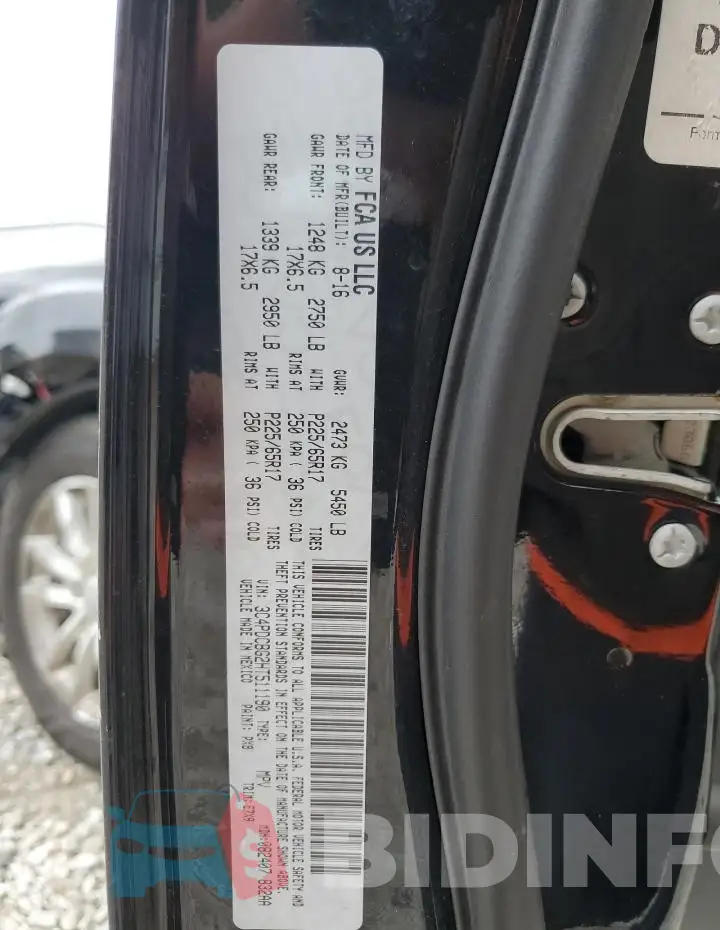 3C4PDCBG2HT511190 Photo# 13
