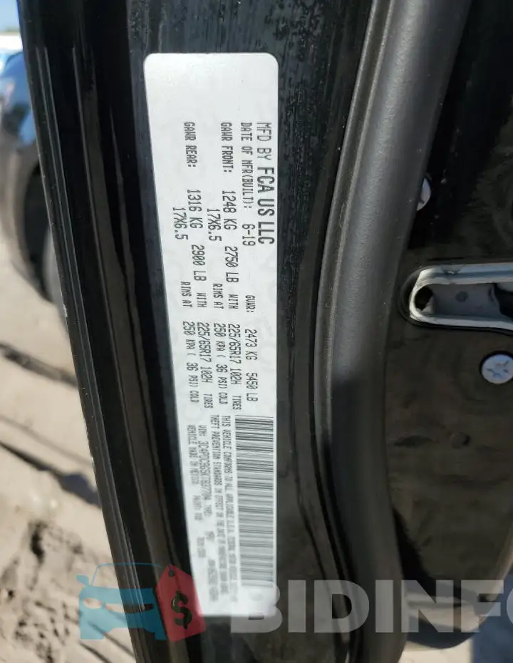 3C4PDCBG5KT837704 Photo# 13