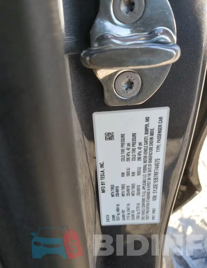 5YJ3E1EB7RF744675 Photo# 13