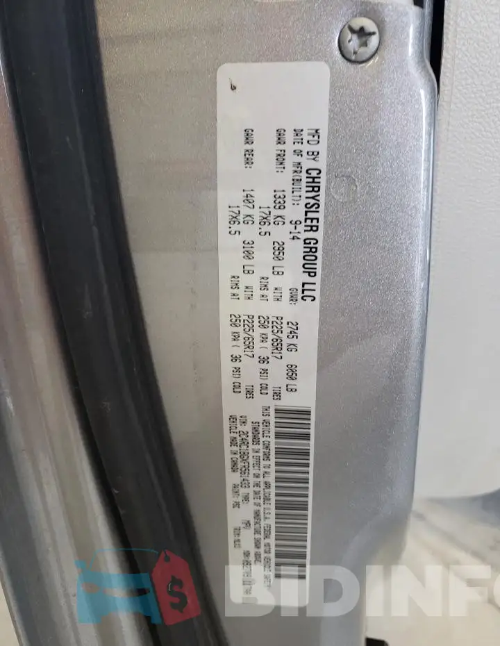 2C4RC1BGXFR561433 Photo# 13