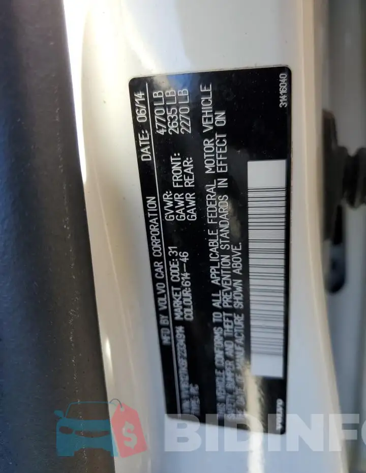 YV1612TK6F2334914 Photo# 12
