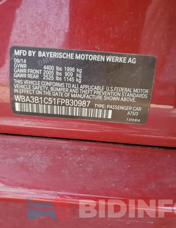 WBA3B1C51FP830987 Photo# 12