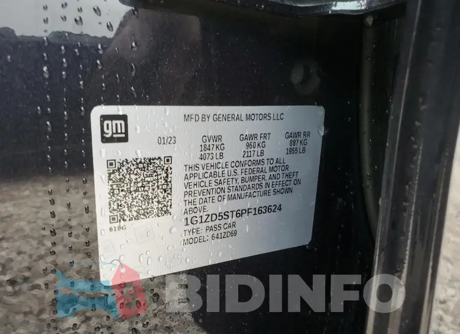 1G1ZD5ST6PF163624 Photo# 13