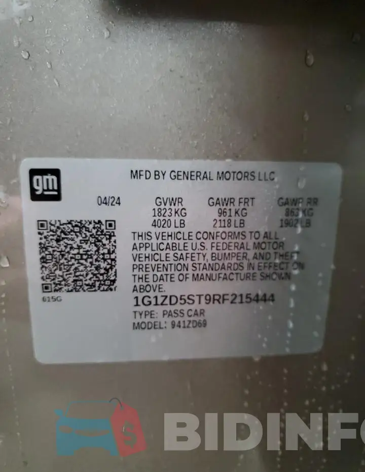 1G1ZD5ST9RF215444 Photo# 12