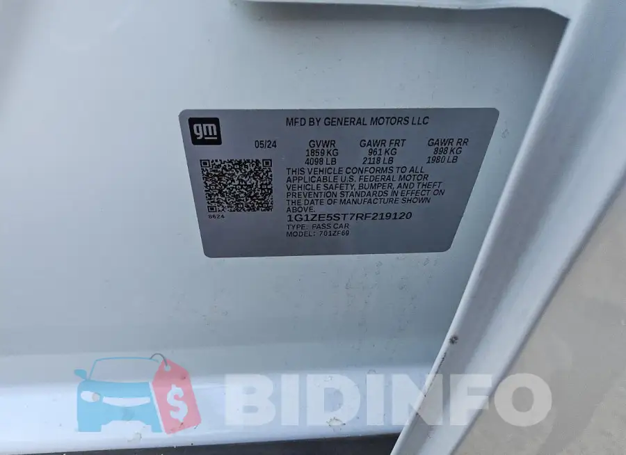 1G1ZE5ST7RF219120 Photo# 13