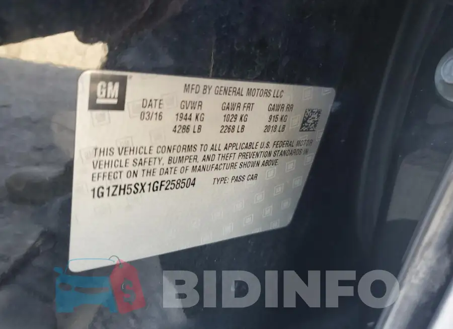 1G1ZH5SX1GF258504 Photo# 12