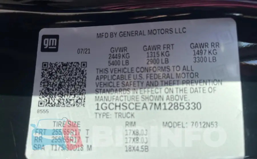 1GCHSCEA7M1285330 Photo# 10