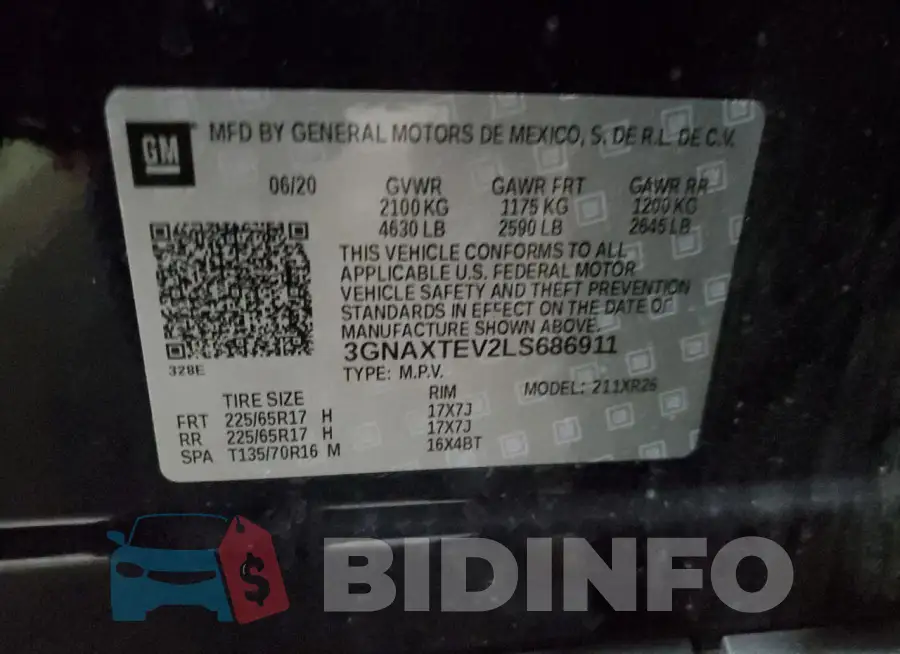 3GNAXTEV2LS686911 Photo# 13