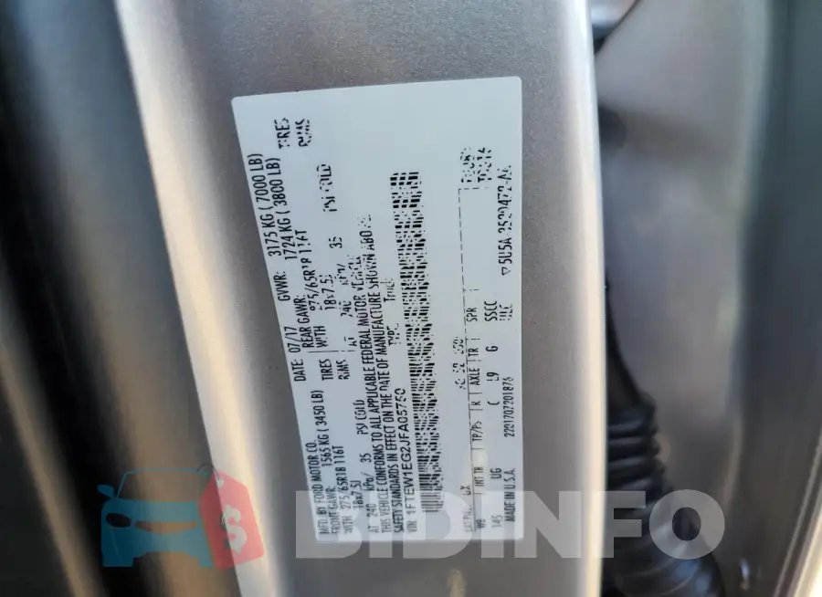 1FTEW1EG2JFA05750 Photo# 12