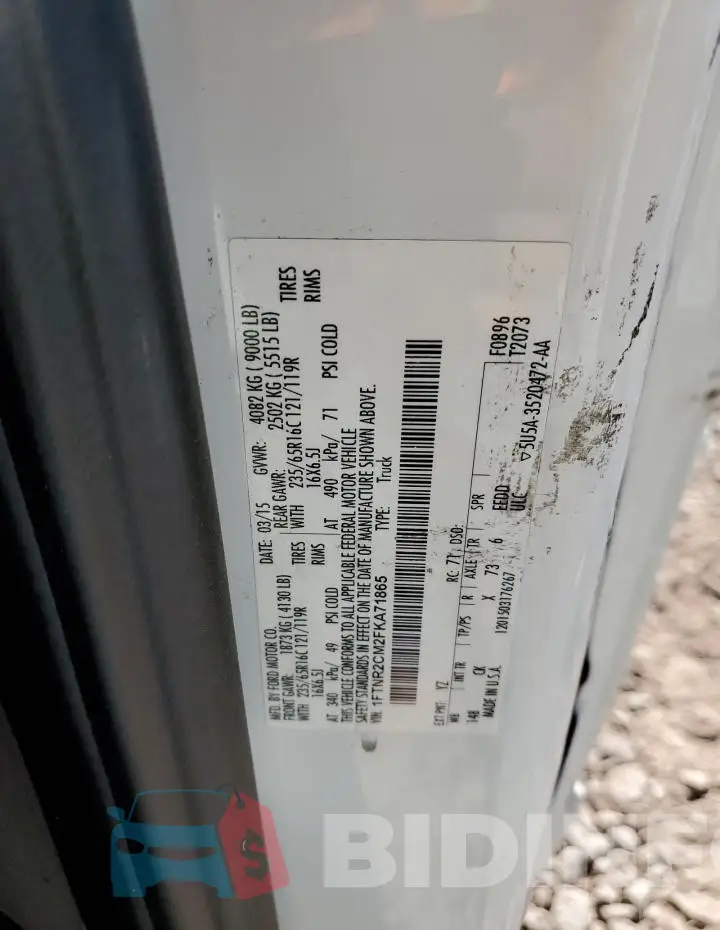 1FTNR2CM2FKA71865 Photo# 13