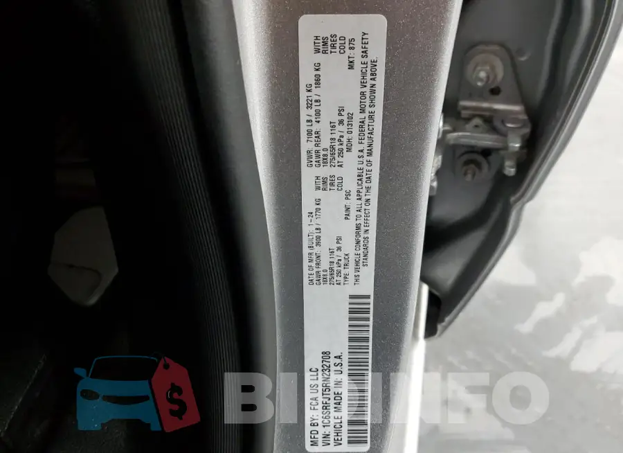 1C6SRFJT5RN232708 Photo# 13