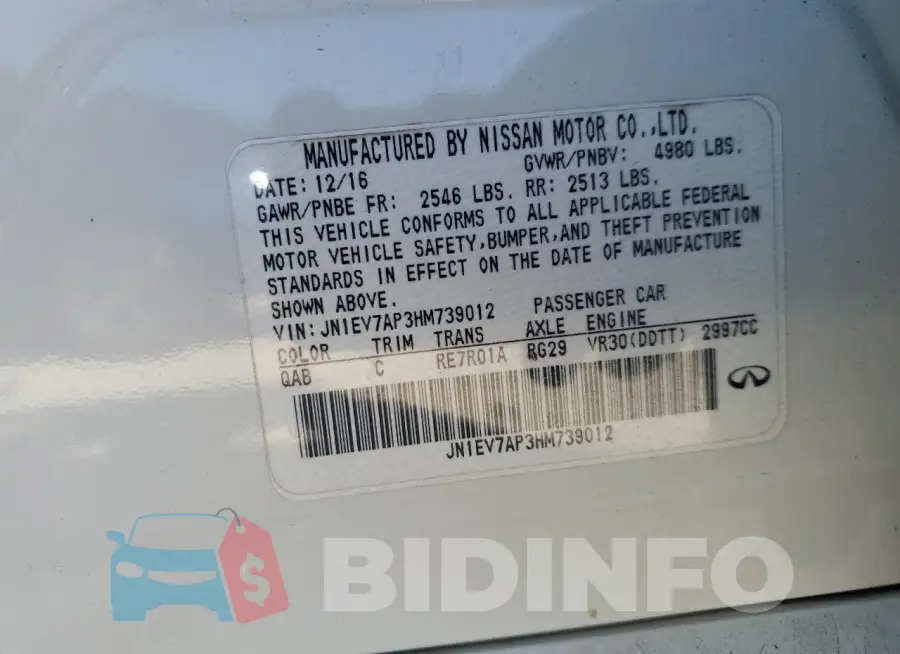 JN1EV7AP3HM739012 Photo# 13