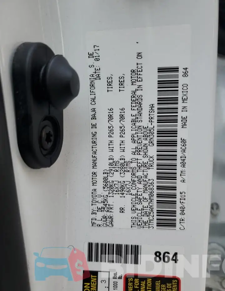 3TMCZ5AN7HM068363 Photo# 12
