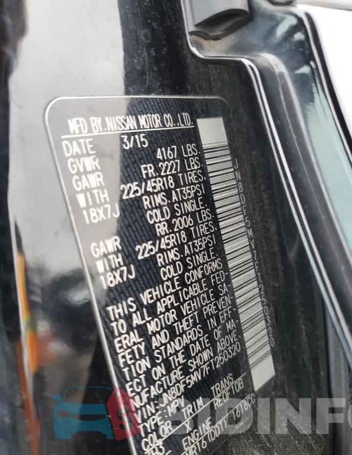 JN8DF5MV7FT250320 Photo# 12