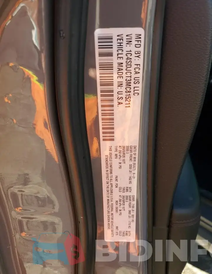 1C4SDJCT3MC815211 Photo# 13