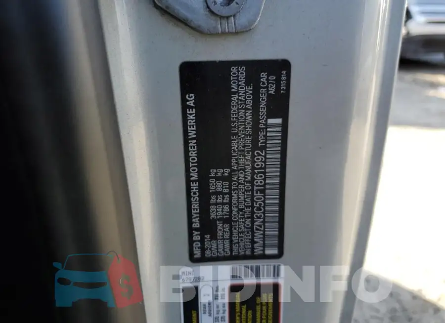 WMWZN3C50FT861992 Photo# 12