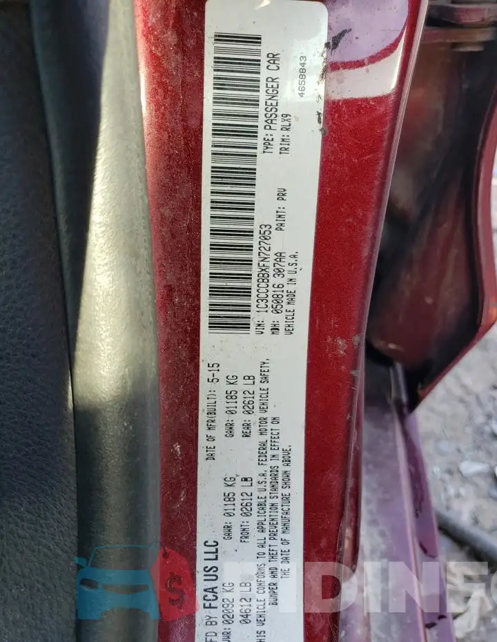 1C3CCCBBXFN727053 Photo# 13