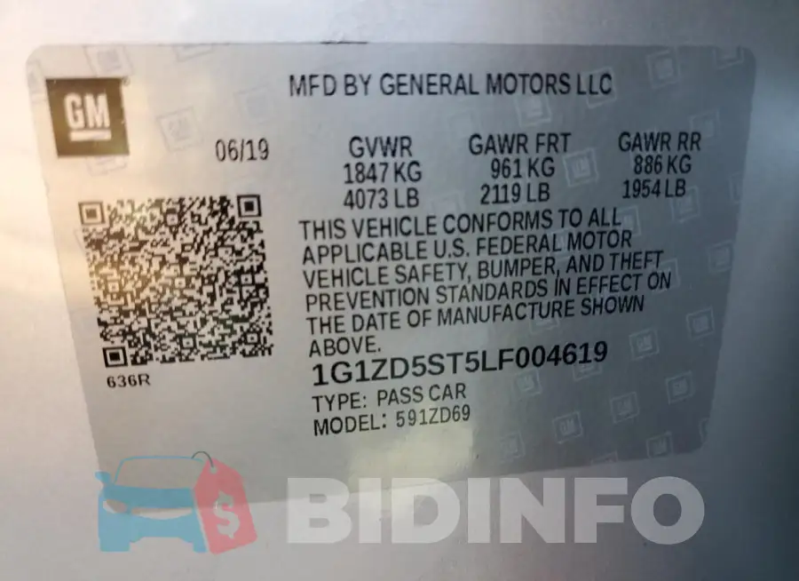 1G1ZD5ST5LF004619 Photo# 12