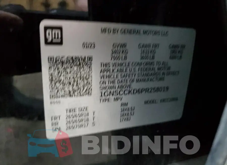 1GNSCCKD6PR258019 Photo# 13