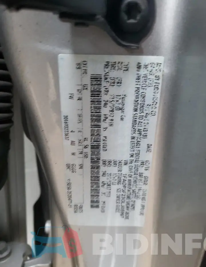 1FADP3F23GL305997 Photo# 12