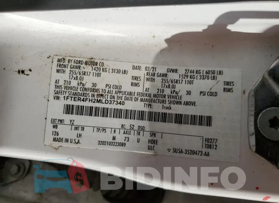 1FTER4FH2MLD37340 Photo# 12