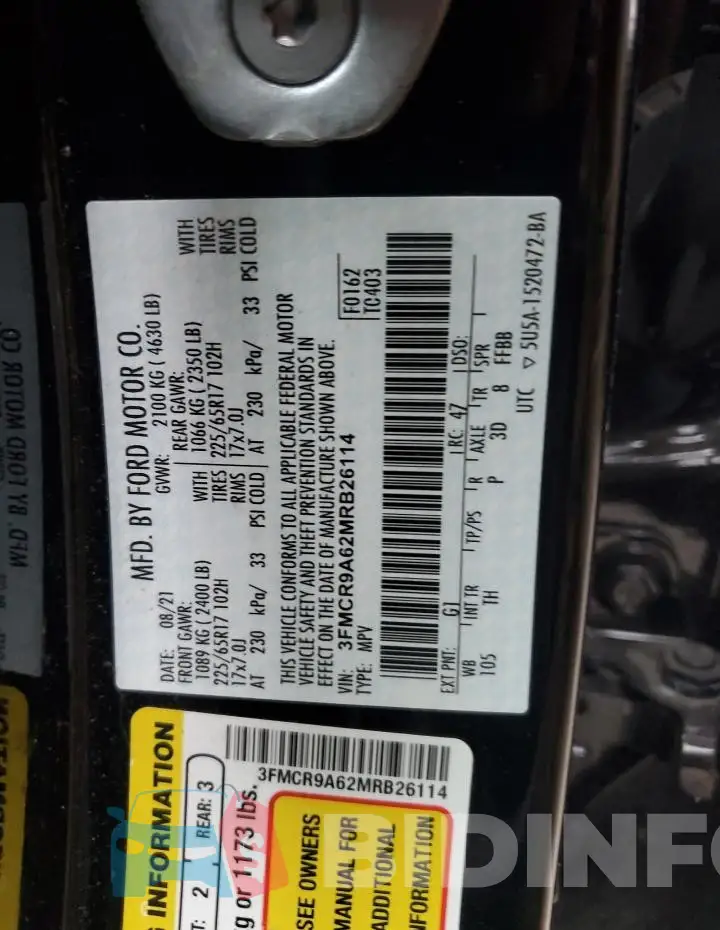 3FMCR9A62MRB26114 Photo# 13