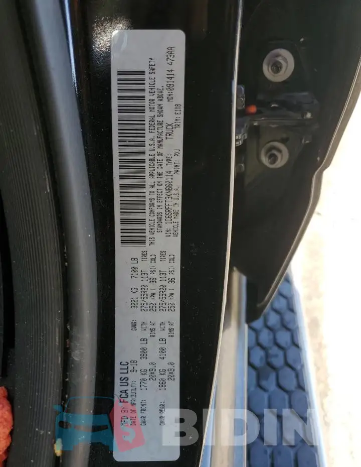1C6SRFFT3KN660114 Photo# 12
