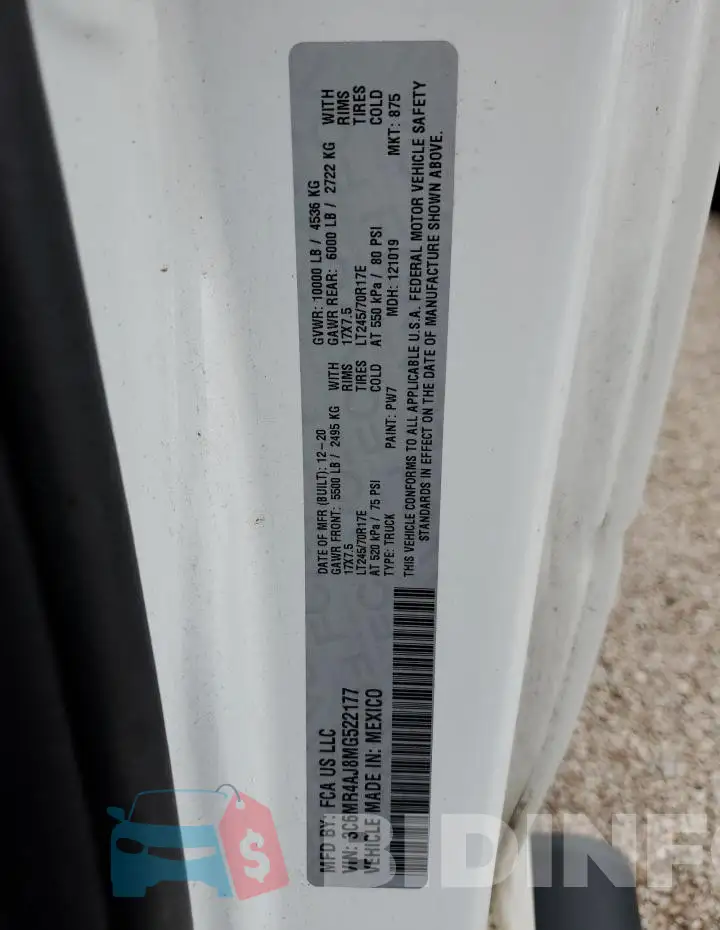 3C6MR4AJ8MG522177 Photo# 12