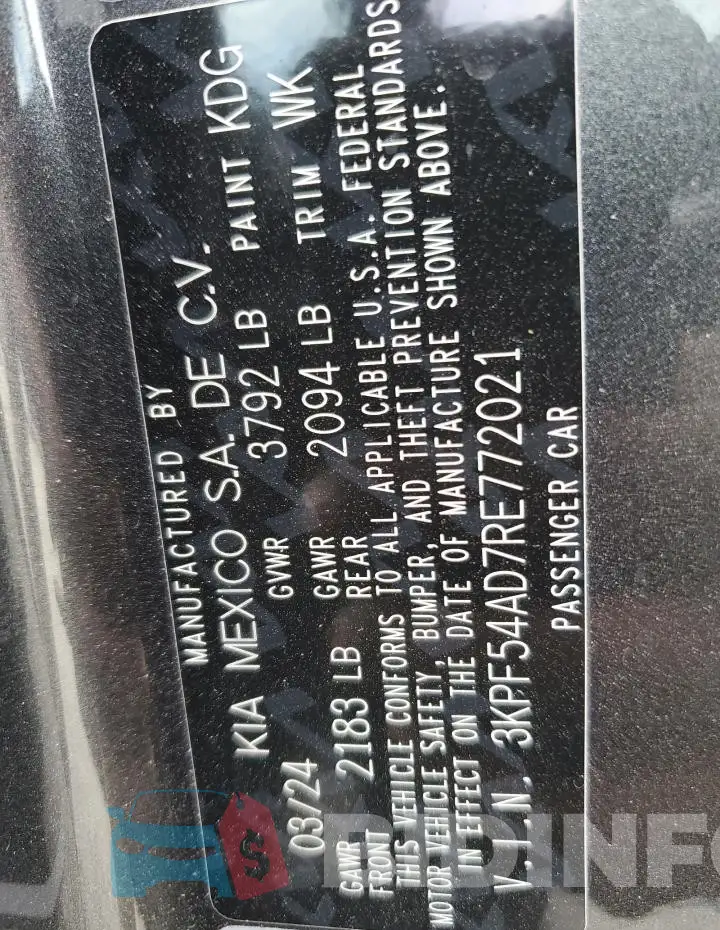 3KPF54AD7RE772021 Photo# 12