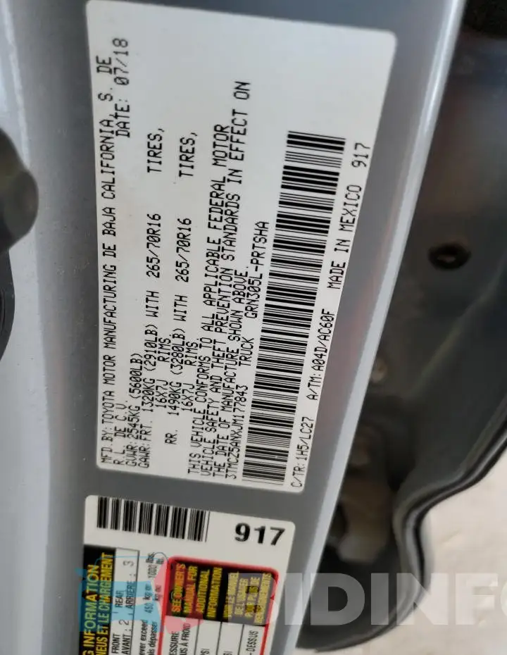 3TMCZ5ANXJM177843 Photo# 12