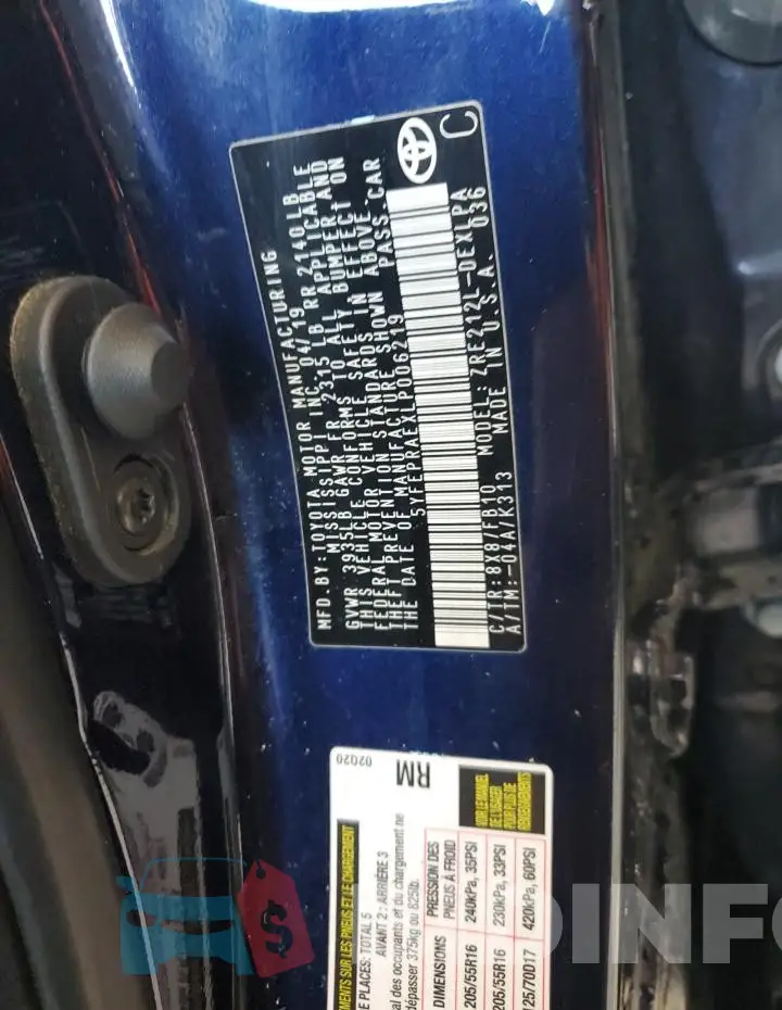 5YFEPRAEXLP006219 Photo# 12