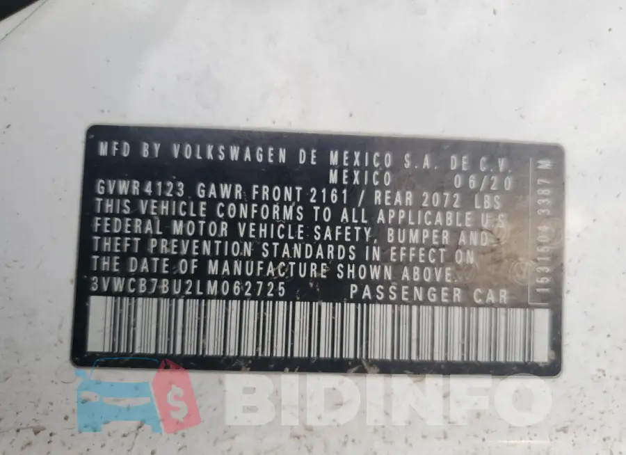 3VWCB7BU2LM062725 Photo# 12