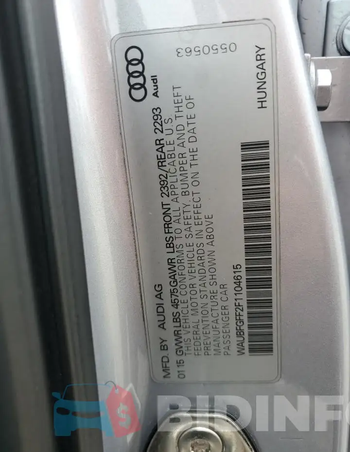WAUBFGFF2F1104615 Photo# 13