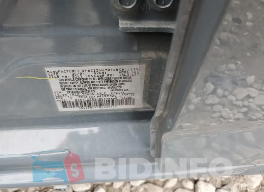 3N1AB8CV7RY334472 Photo# 12
