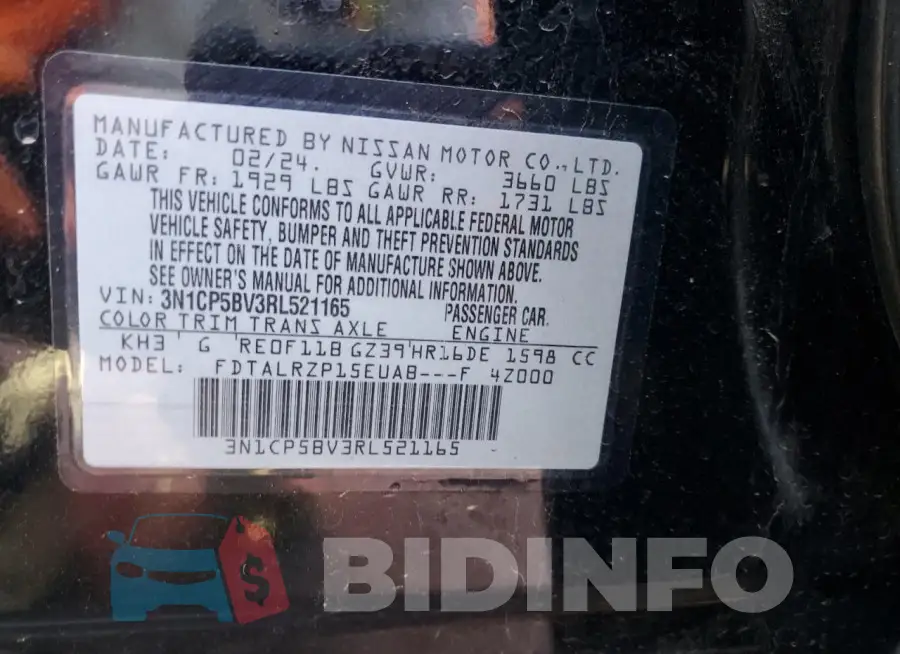 3N1CP5BV3RL521165 Photo# 12