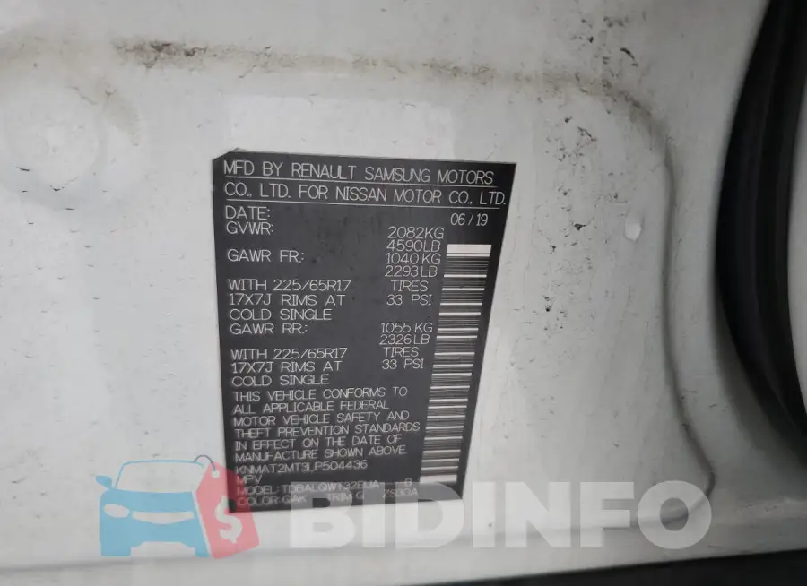 KNMAT2MT3LP504436 Photo# 13