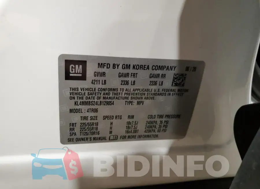 KL4MMBS24LB129054 Photo# 12