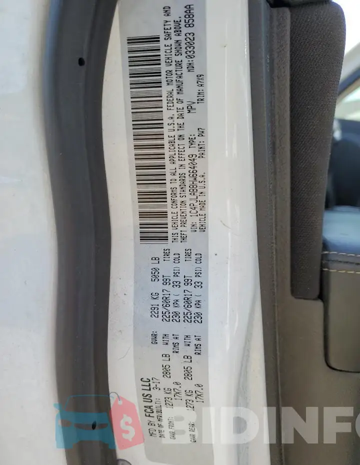 1C4PJLAB8HW664049 Photo# 13