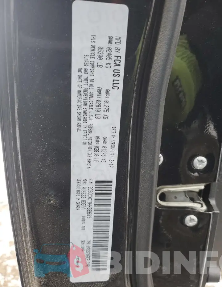 2C3CDXCT9HH589609 Photo# 12