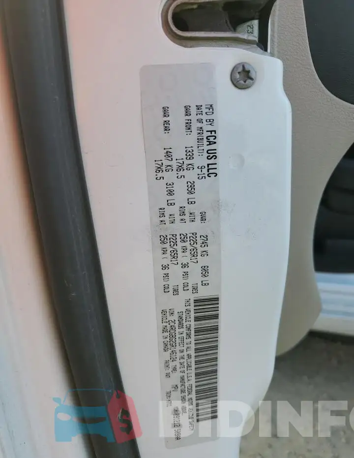 2C4RDGBG2GR146124 Photo# 13