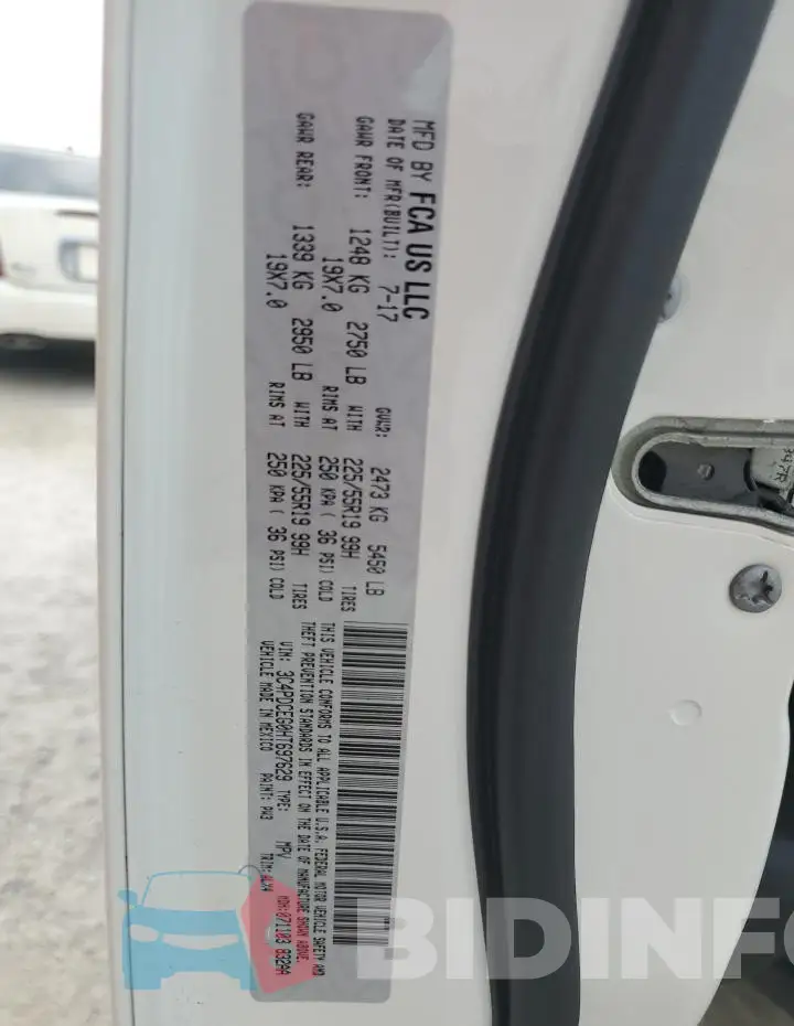 3C4PDCEG0HT697629 Photo# 14