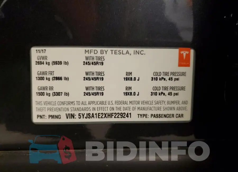 5YJSA1E2XHF229241 Photo# 12