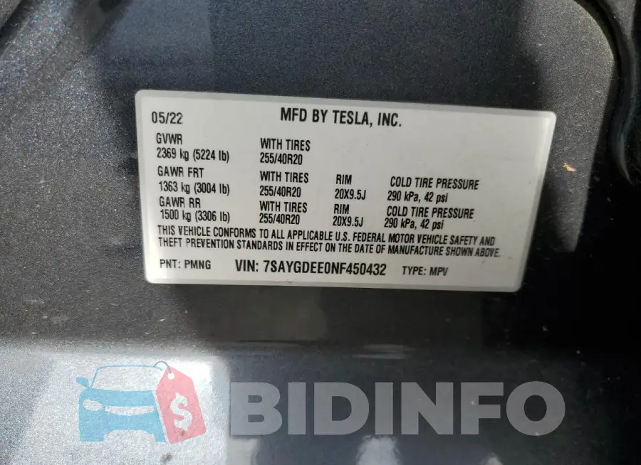 7SAYGDEE0NF450432 Photo# 14