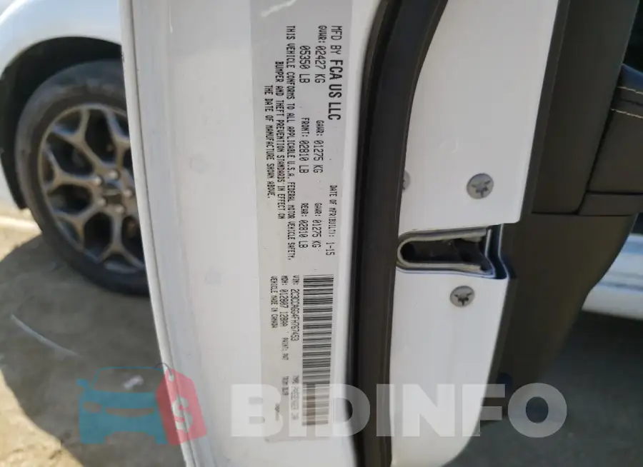 2C3CCAGG4FH767453 Photo# 12