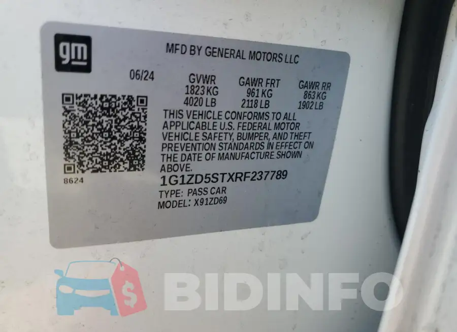 1G1ZD5STXRF237789 Photo# 12