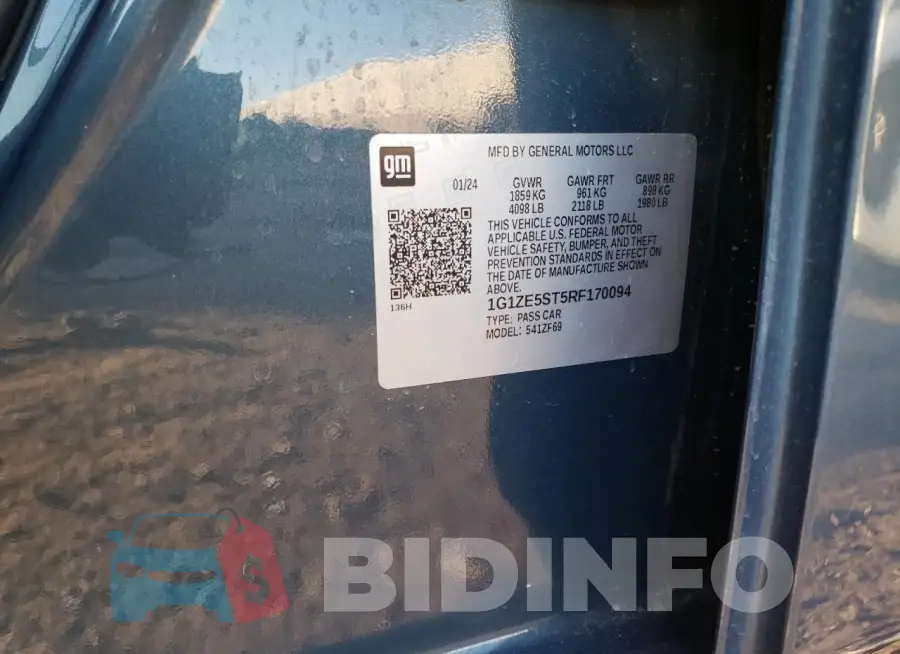 1G1ZE5ST5RF170094 Photo# 12
